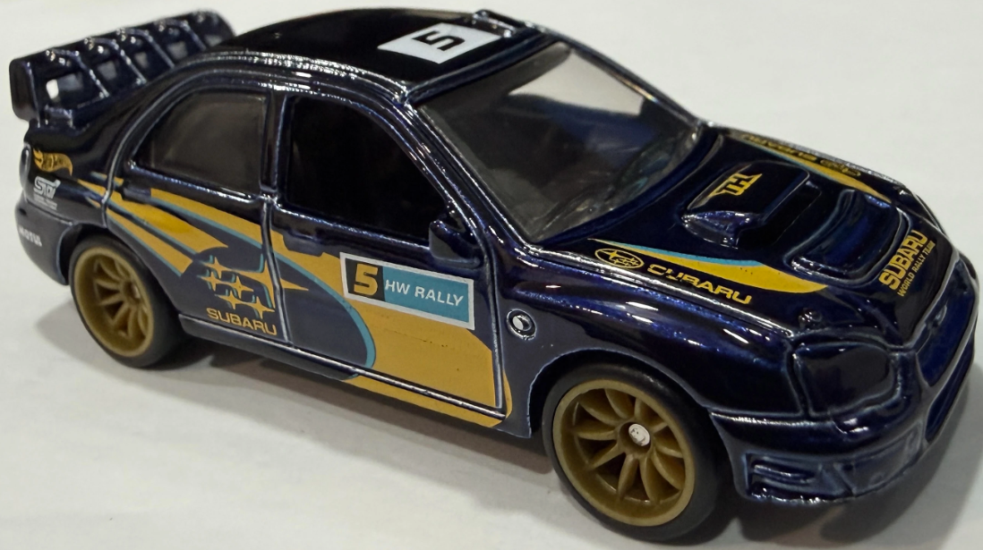 2026 Hot Wheels STH Mix J Subaru Impreza WRX Spectraflame Bleu Rallüe